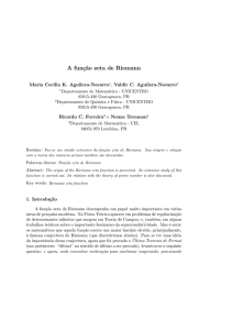 A função zeta de Riemann