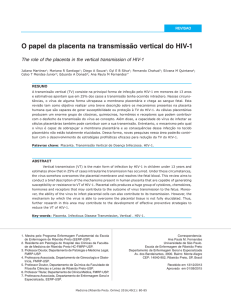 O papel da placenta na transmissão vertical do HIV-1