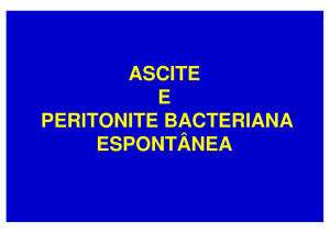ascite e peritonite bacteriana espontanea