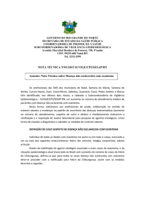 NOTA TÉCNICA Nº01/2015 SUVIGE/CPS/SESAP/RN
