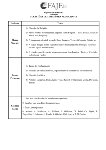 Temas para a Monografia 2016 Manual / Modelo / Referência