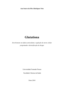Glutationa - Repositório Institucional da Universidade Fernando