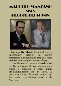 George Gershwin - MARCELO MANZANO