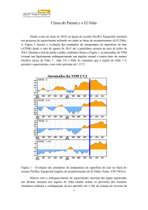 Clima do Paraná e o El Niño