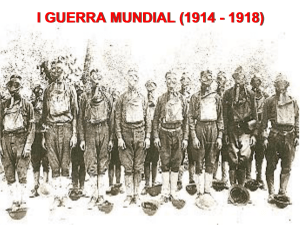 I GUERRA MUNDIAL (1914