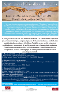 Informações - Faculdade Católica do Cariri