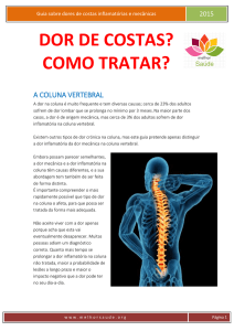 Guia sobre dores de costas inflamatórias e mecânicas