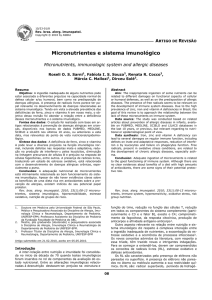 Micronutrientes e sistema imunológico
