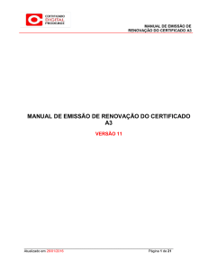 manual de emissão de renovação do certificado a3