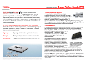 Documento Técnico: Trusted Platform Module (TPM)