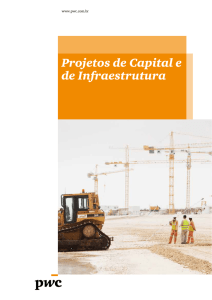 Projetos de Capital e de Infraestrutura