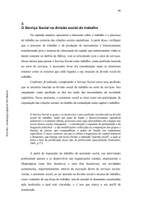 3. O Serviço Social na divisão social do trabalho - DBD PUC-Rio