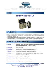 Detector de Tensao por Aproximacao - Seguranca