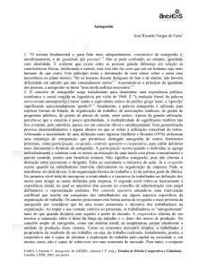 Autogestão José Ricardo Vargas de Faria 1. “O axioma fundamental
