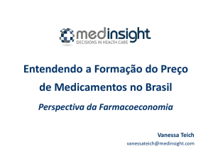 Entendendo a Formação do Preço de Medicamentos no Brasil