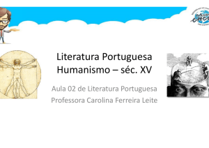 Literatura Portuguesa Humanismo Literatura