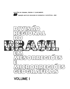 Divisão Regional do Brasil em Mesorregiões e