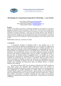 Metodologia de Comunicação Integrada de Marketing