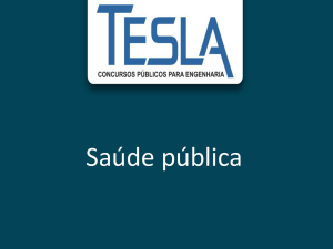 Saúde pública - Tesla Concursos