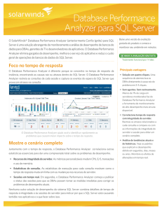 Database Performance Analyzer para SQL Server