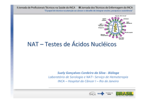 10ª Teste de Ácido Nucléico (NAT) - BVS MS