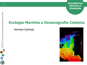 Ecologia Marinha e Oceanografia Costeira
