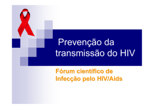 7 Prevenção da transmissão do HIV