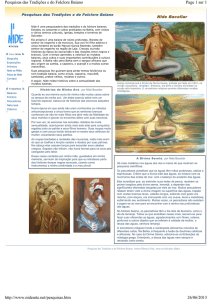 Page 1 sur 1 Pesquisas das Tradições e do Folclore Baiano 26/06
