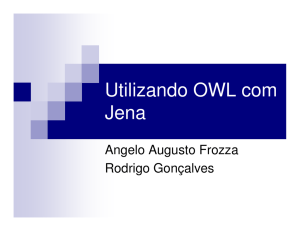 Utilizando OWL com Jena