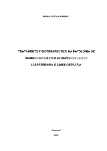 TRATAMENTO FISIOTERAPÊUTICO NA PATOLOGIA DE OSGOOD