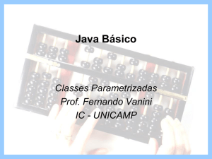 Classes Parametrizadas - IC