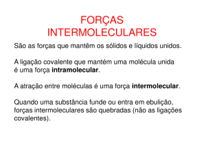 (Microsoft PowerPoint - For\347as Intermol e Lig Metal [Modo de