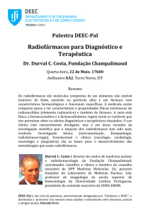 2013.05.22. Radiofármacos para Diagnóstico e Terapêutica. Dr