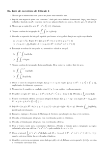 2a. lista de exercícios de Cálculo 3 - DM