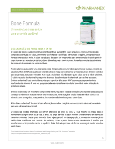 Bone Formula Product Information Page