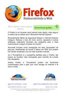 Firefox is an alternative web browser to Internet Explorer that