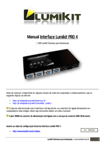 Manual Interface Lumikit PRO 4