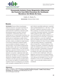 Pneumonite Actínica Como Diagnóstico Diferencial Em Paciente