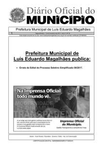 33 - Portal da Prefeitura Municipal de Luís Eduardo Magalhães