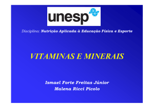 vitaminas e minerais vitaminas e minerais