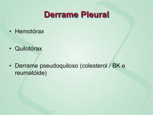 Derrame Pleural - Canal Unigranrio