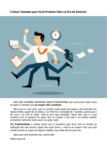 PDF - 5 Dicas para Aumentar sua Produtividade na Internet.pages