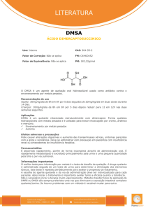 DMSA - Ac. Dimercaptosuccinico