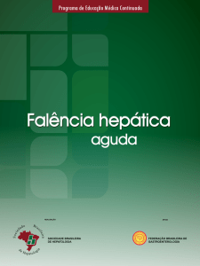 Falência hepática - Sociedade Brasileira de Hepatologia