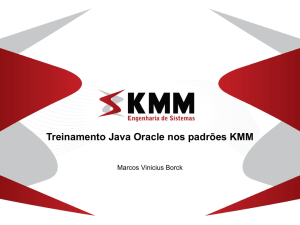 Treinamento Java Oracle nos padrões KMM