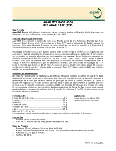 Ágar MYP Base, MYP Agar Base, Product Information, Portuguese