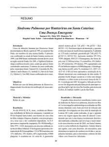 Síndrome Pulmonar por Hantavírus em Santa Catarina