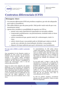 Contratos diferenciais (CFD)
