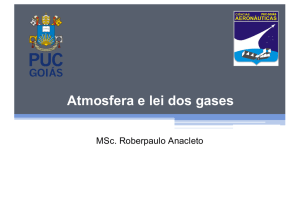 Atmosfera e lei dos gases - SOL