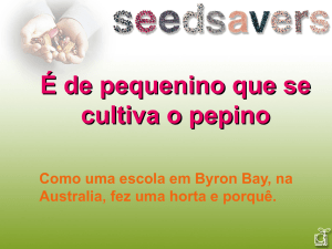 Apresentação da Seed Savers` Network Austrália